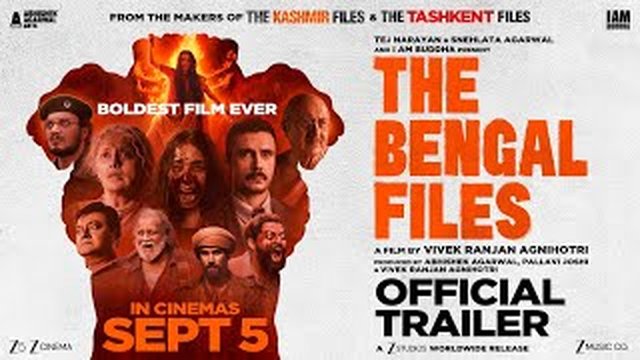 Thumbnail de THE BENGAL FILES Official Trailer | Vivek Agnihotri | Abhishek A | Pallavi J | Zee Studios | 5 Sept