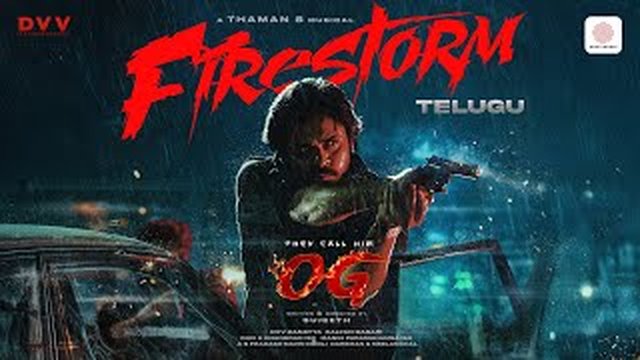 Thumbnail de They Call Him OG - Firestorm Lyric Video | Pawan Kalyan | Sujeeth | Thaman S | DVV Danayya