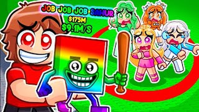 Thumbnail de Last To Leave Circle Wins New 0.001 Rainbow Secret In Steal A Brainrot...