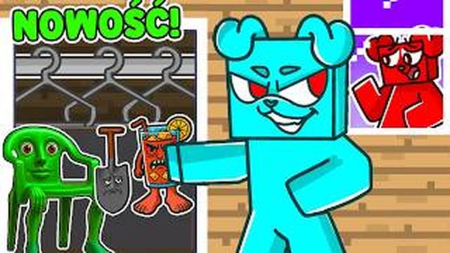 Thumbnail de PRZEBIERAM SIĘ za NOWE BRAINROTY w Minecraft 💀😡