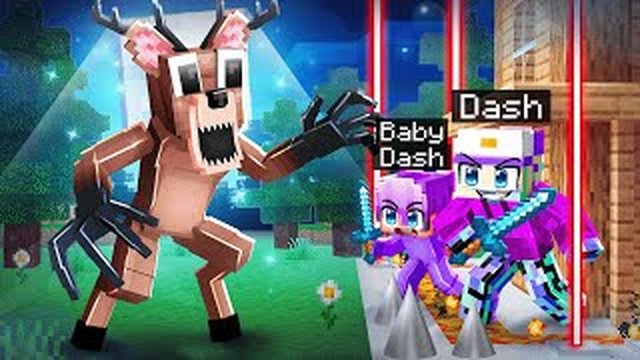 Thumbnail de 99 NIGHTS DEER MONSTER vs Most Secure House in Minecraft!