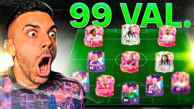 Thumbnail de 99 DE VALORACIÓN RECORD DEL MUNDO *LA MEJOR PLANTILLA DE LA HISTORIA DE FIFA* DjMaRiiO